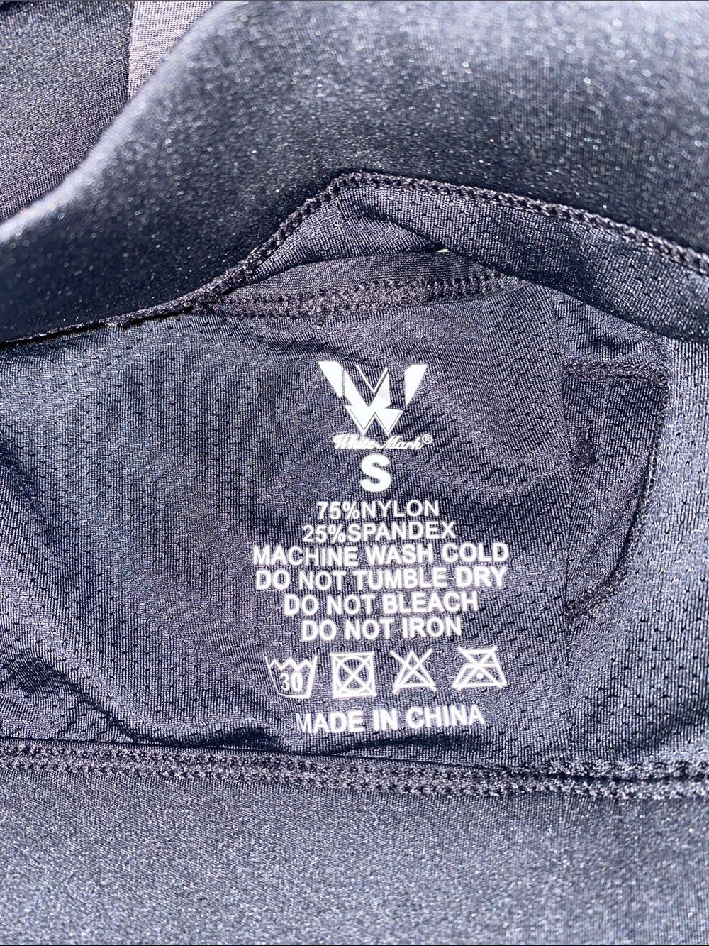 White Mark Racer Back Sports Bra - Picture 5 of 5